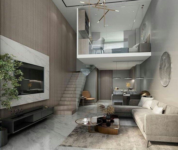 5 Desain Interior dengan Mezzanine yang Unik Estetik dan Anti ...